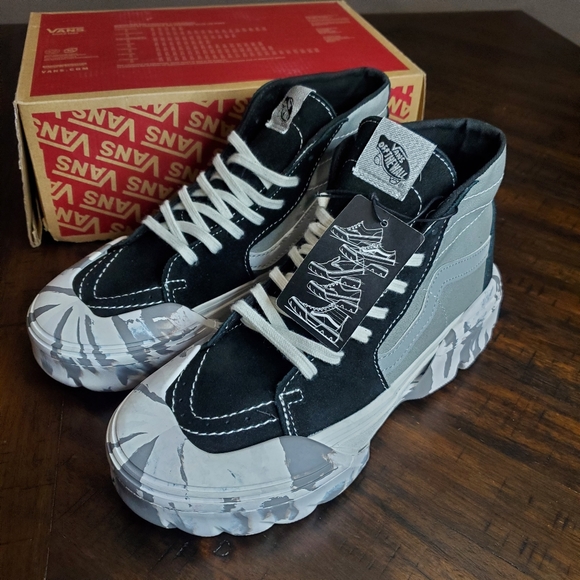 Vans Sk8-Hi Tapered Modular Swap It Moon Rocks Women Size 8.5, Men Size 7 - Picture 3 of 12